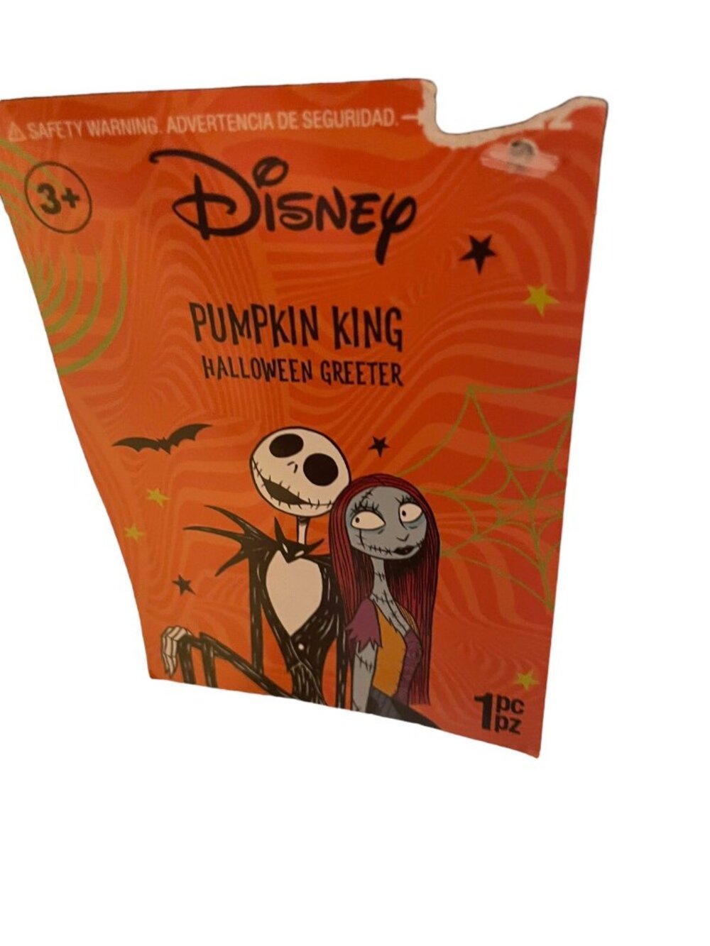 Disney Nightmare Before Christmas Pumpkin King Door Greeter 21 in - Picture 6 of 6
